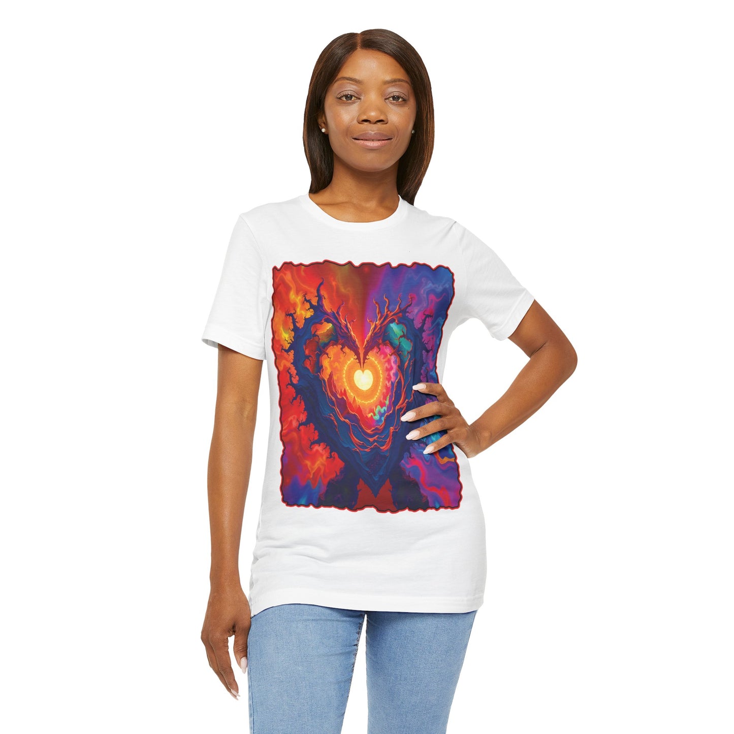 Colorful Heart Tee