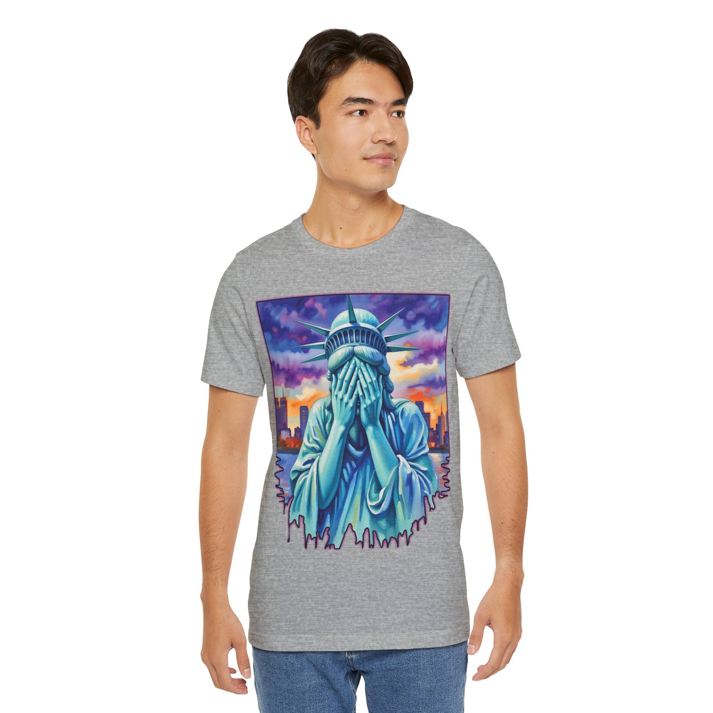 Lady Liberty Crying Tee