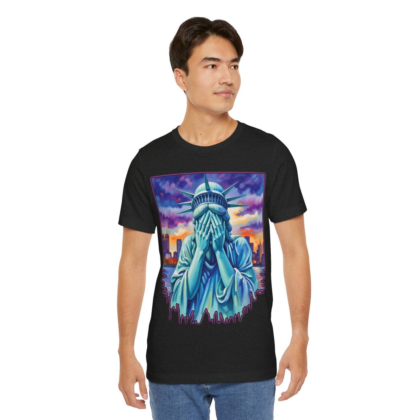 Lady Liberty Crying Tee