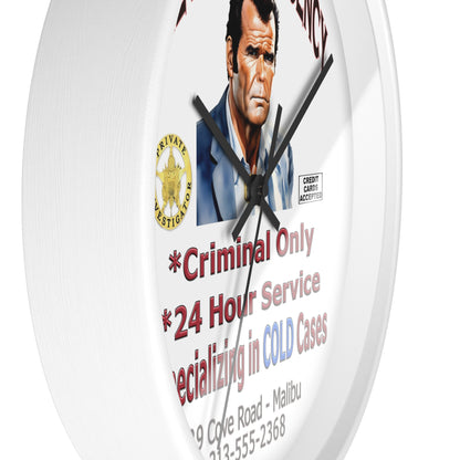 Rockford Files Wall Clock