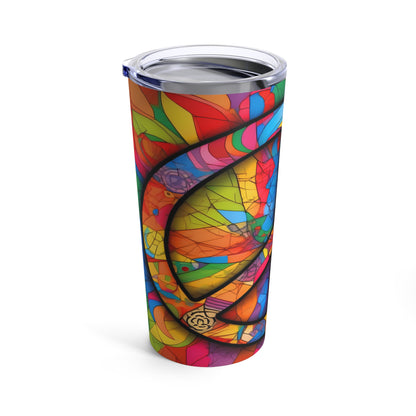 Peace Symbol Rainbow Tumbler