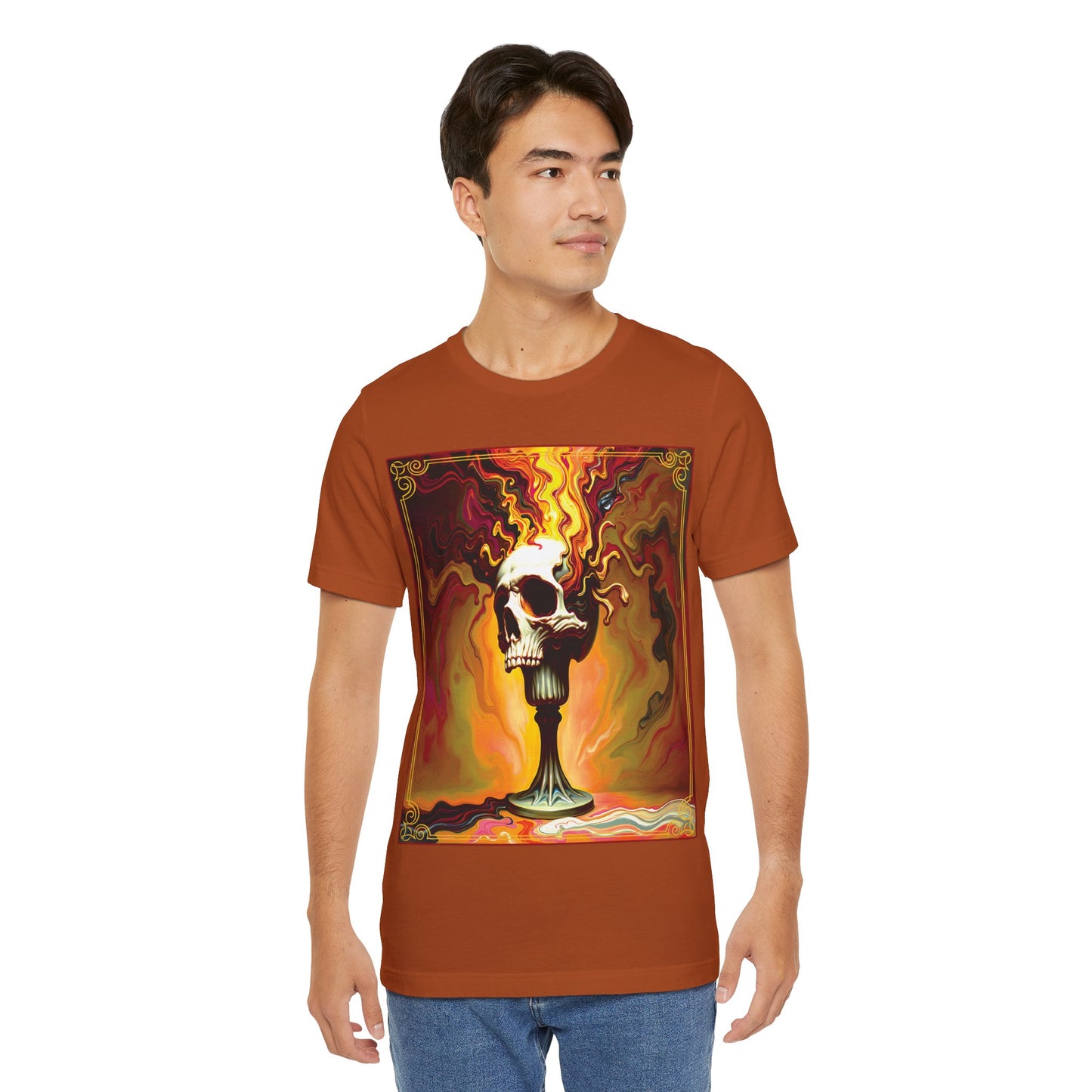 Colorful Exploding Skull Tee