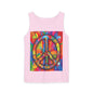 Colorful Peace Sign Tank Top
