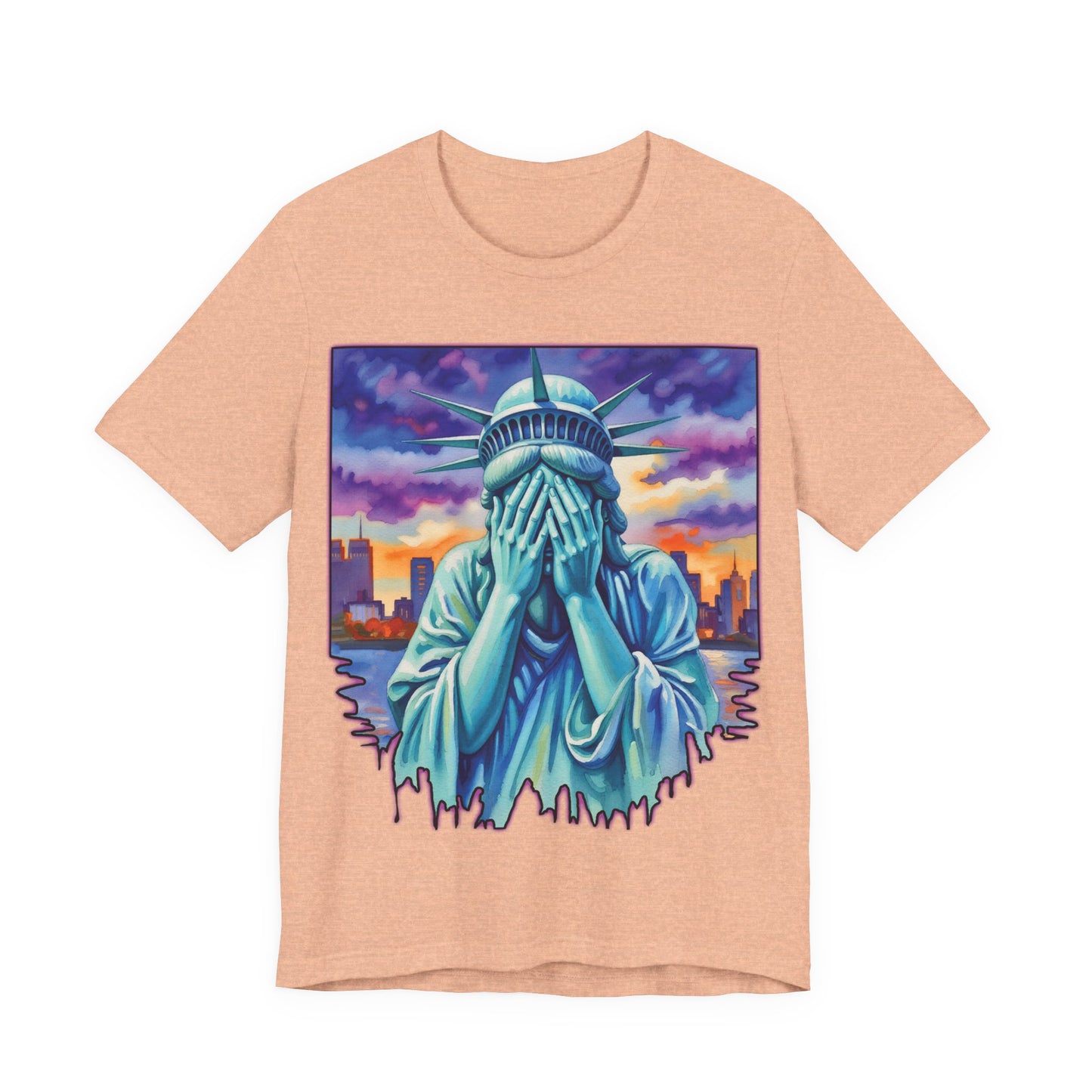 Lady Liberty Crying Tee