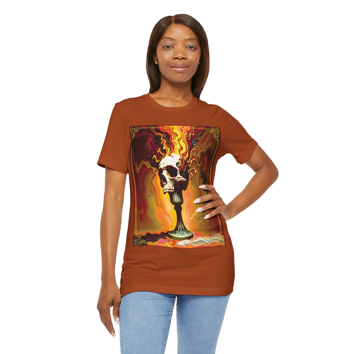 Colorful Exploding Skull Tee