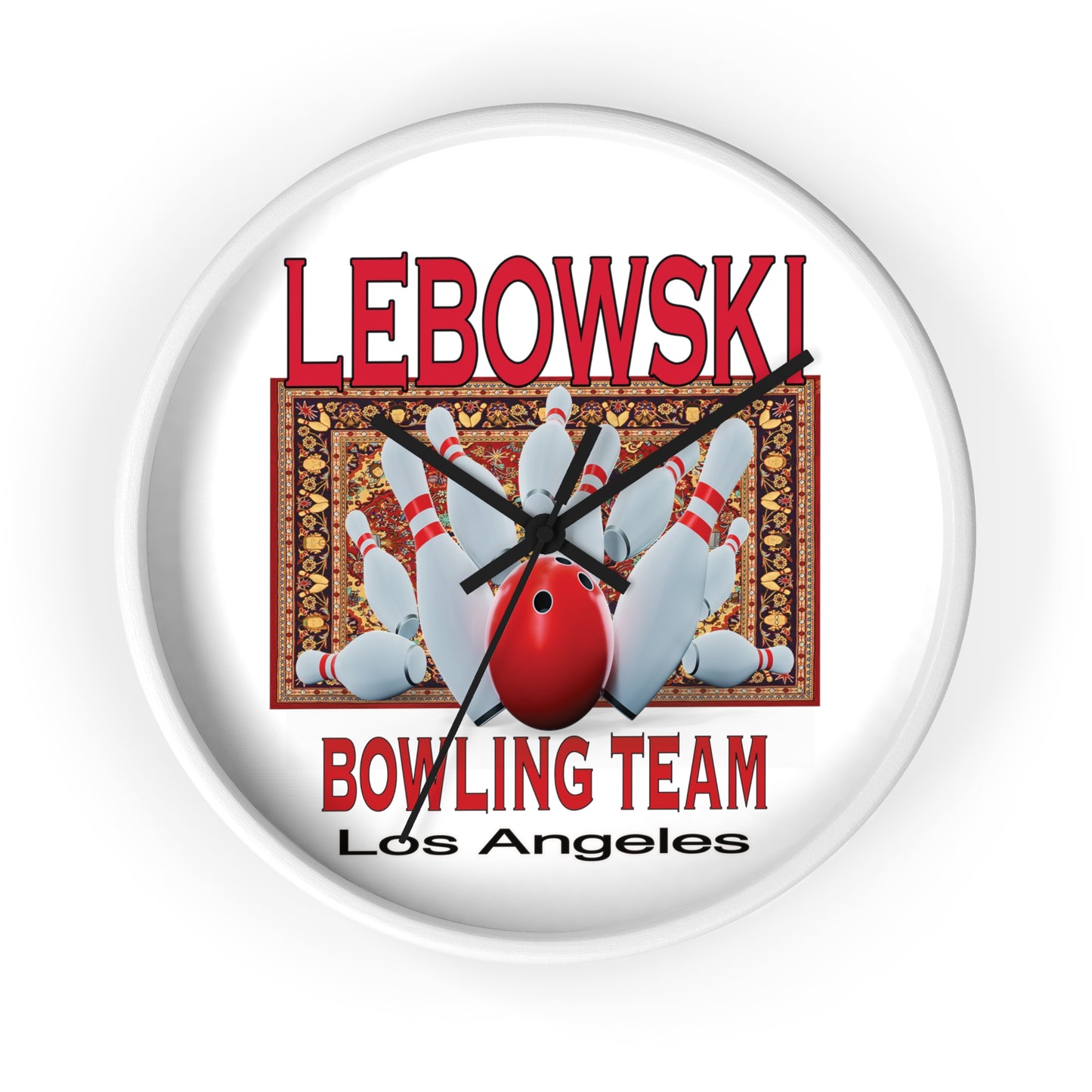 Lebowski Bowling Wall Clock