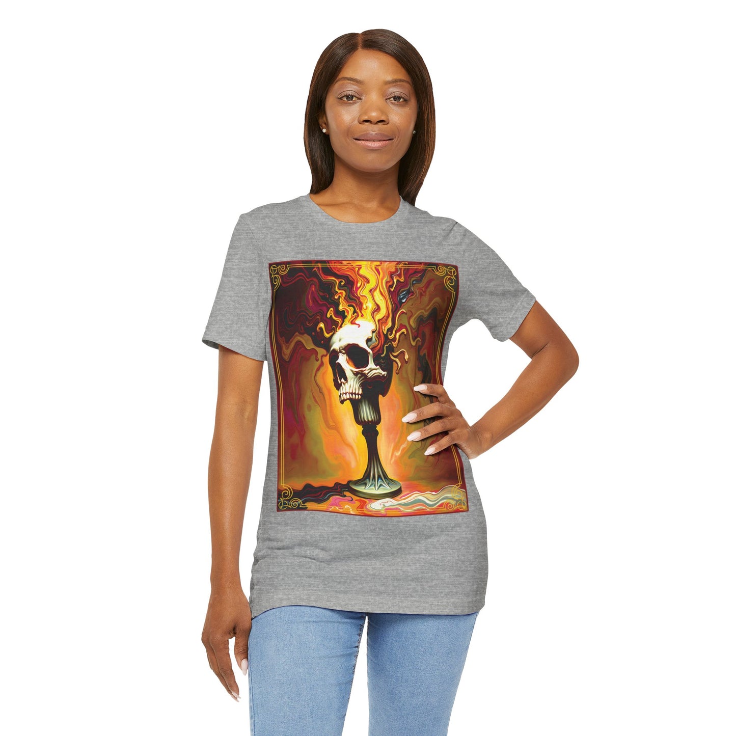 Colorful Exploding Skull Tee