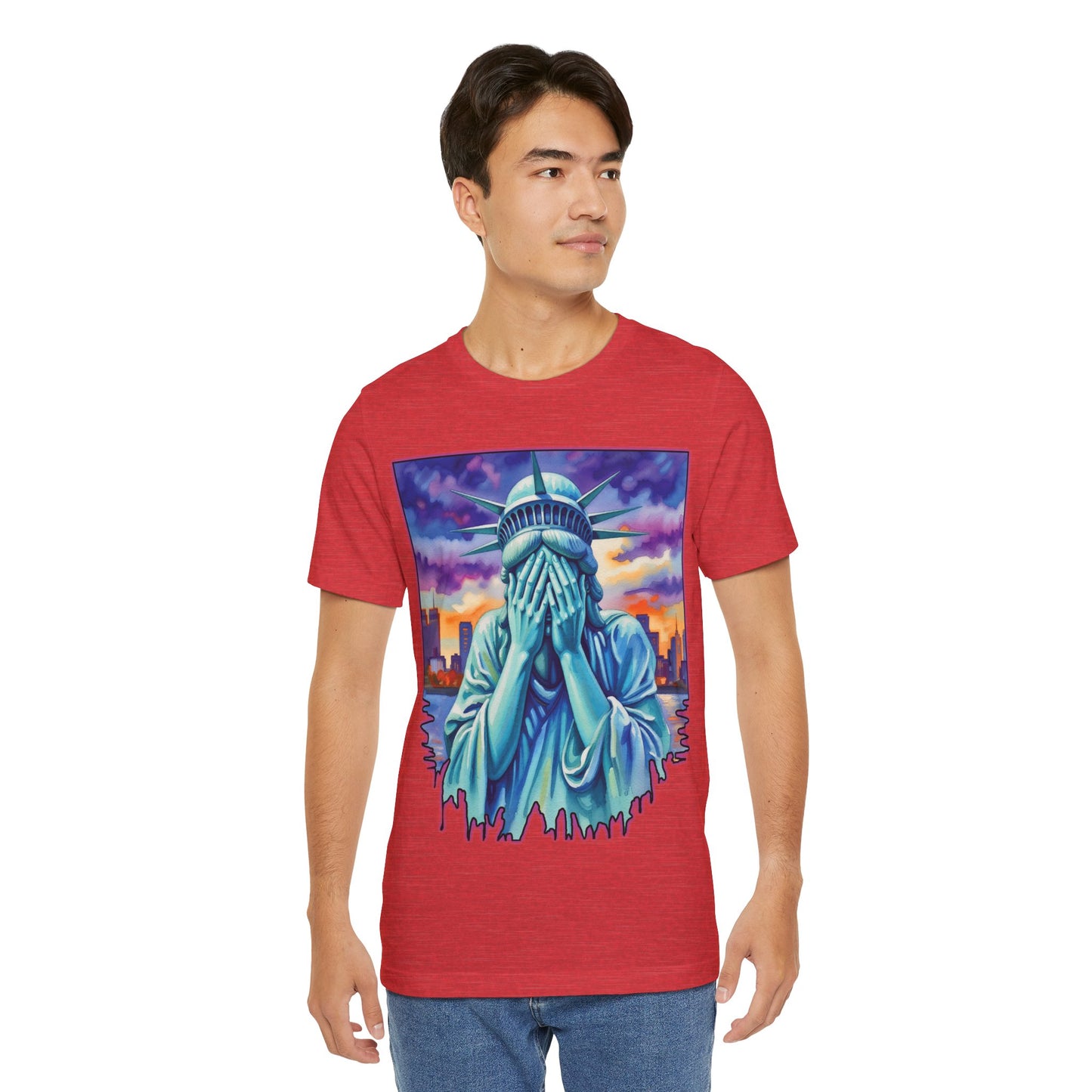 Lady Liberty Crying Tee