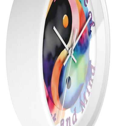 Yin Yang Wall Clock