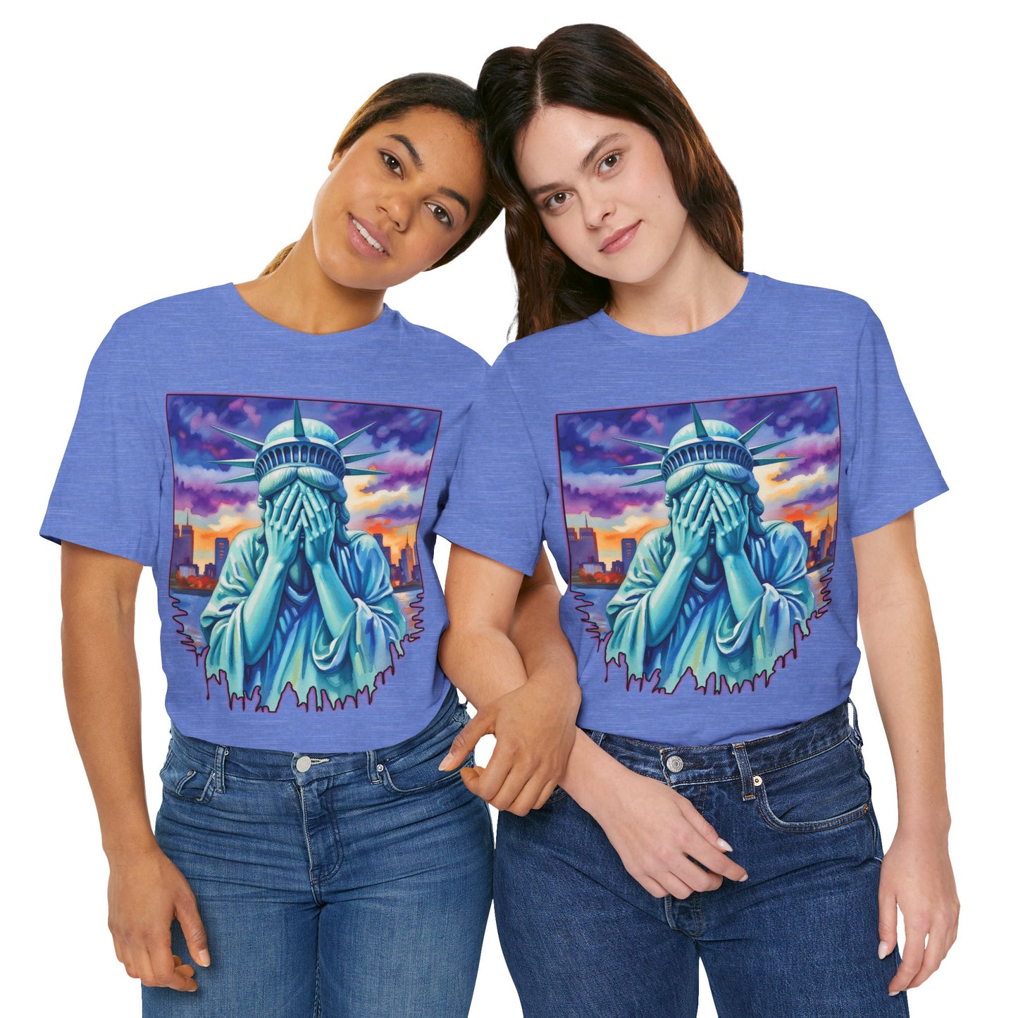 Lady Liberty Crying Tee