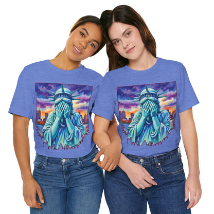 Lady Liberty Crying Tee