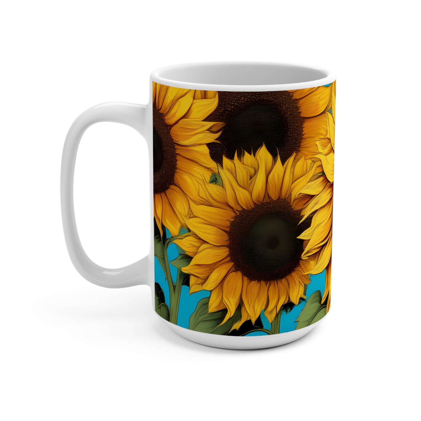 Sunflower Mug 15oz