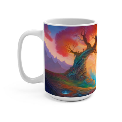Vibrant Surreal Sunset Mug