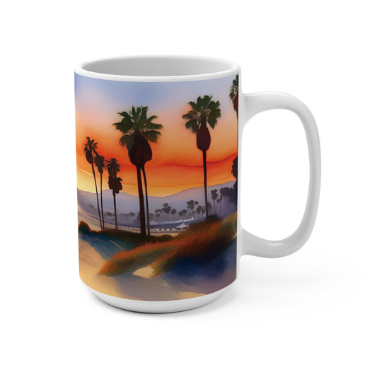 Sun Beach Mug 15oz