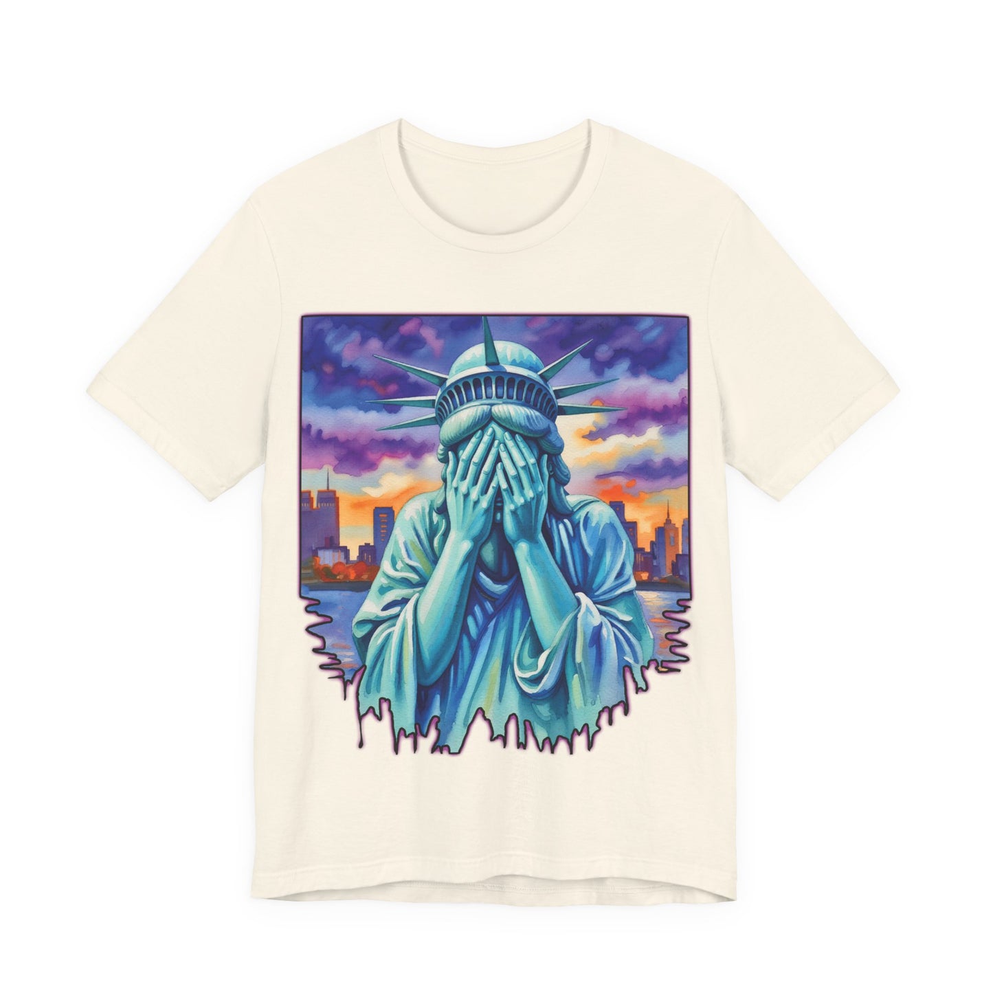 Lady Liberty Crying Tee