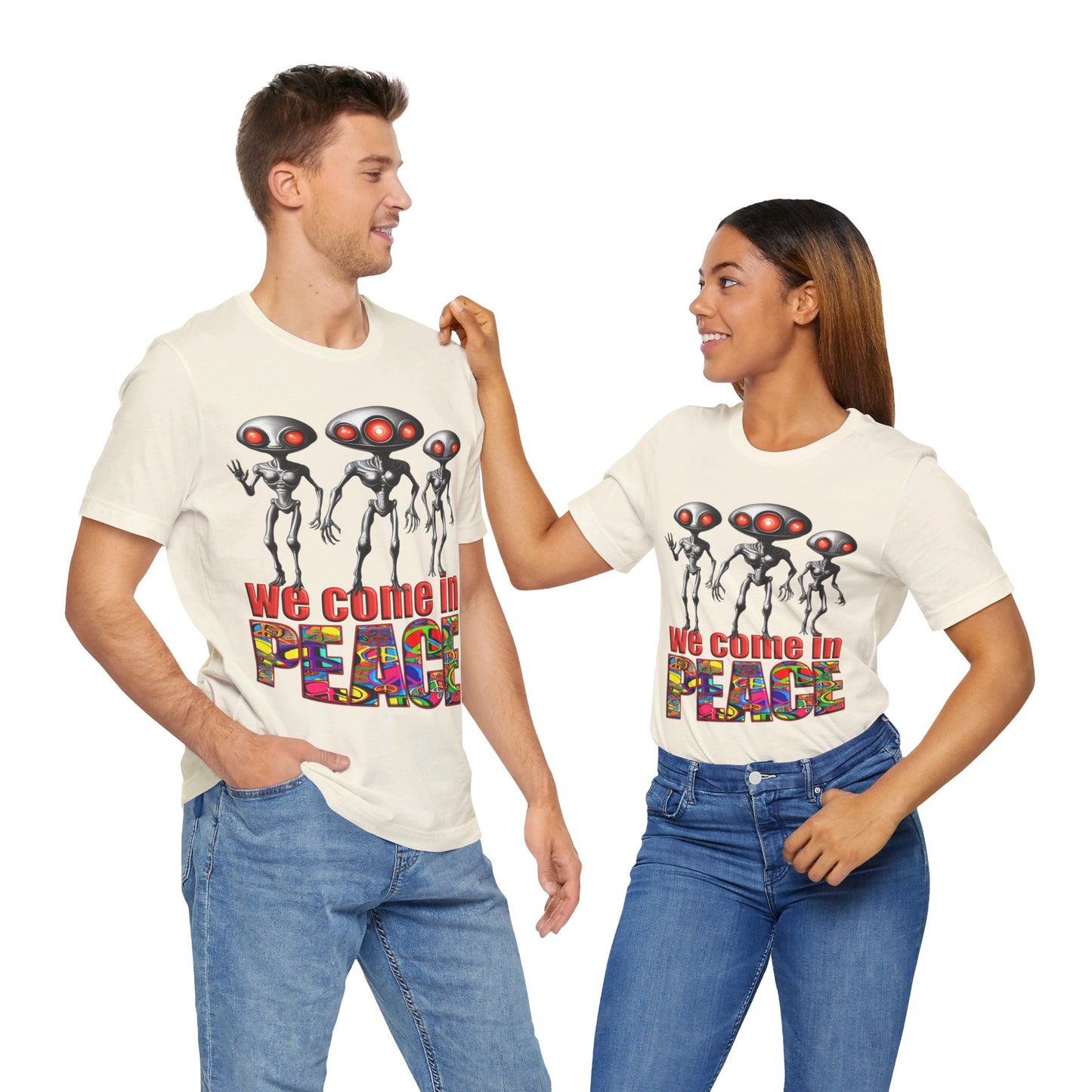 Aliens Come in Peace Tee