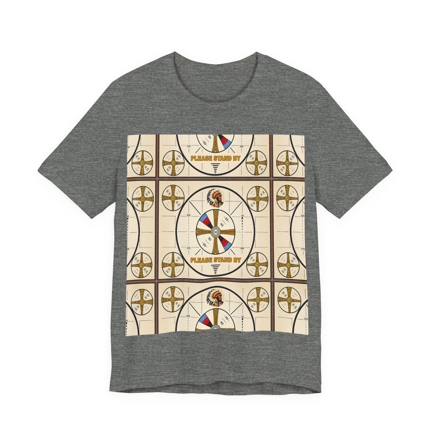 Retro TV Test Pattern Tee