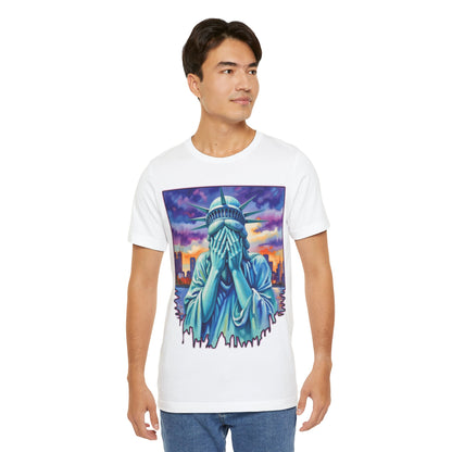 Lady Liberty Crying Tee