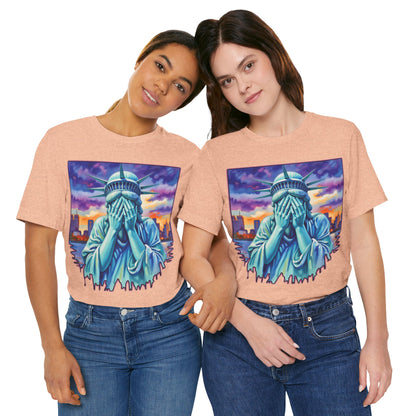 Lady Liberty Crying Tee
