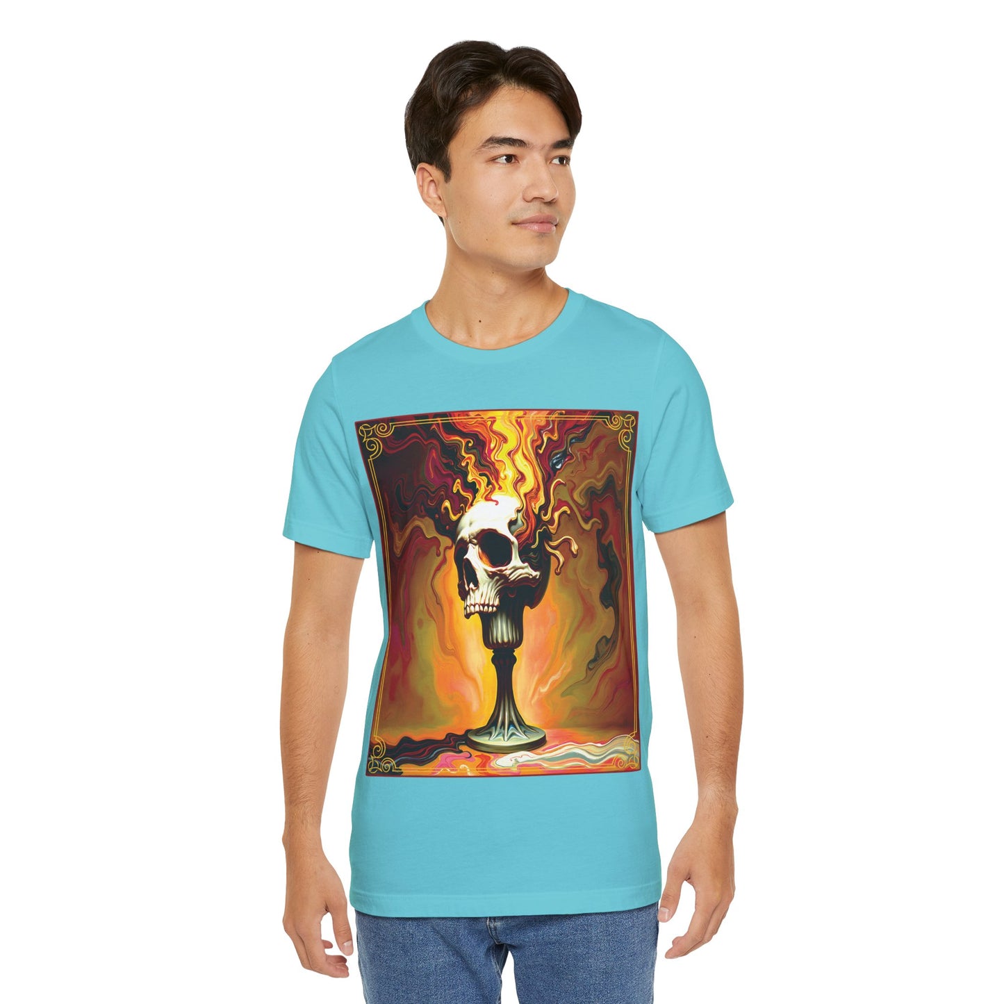 Colorful Exploding Skull Tee
