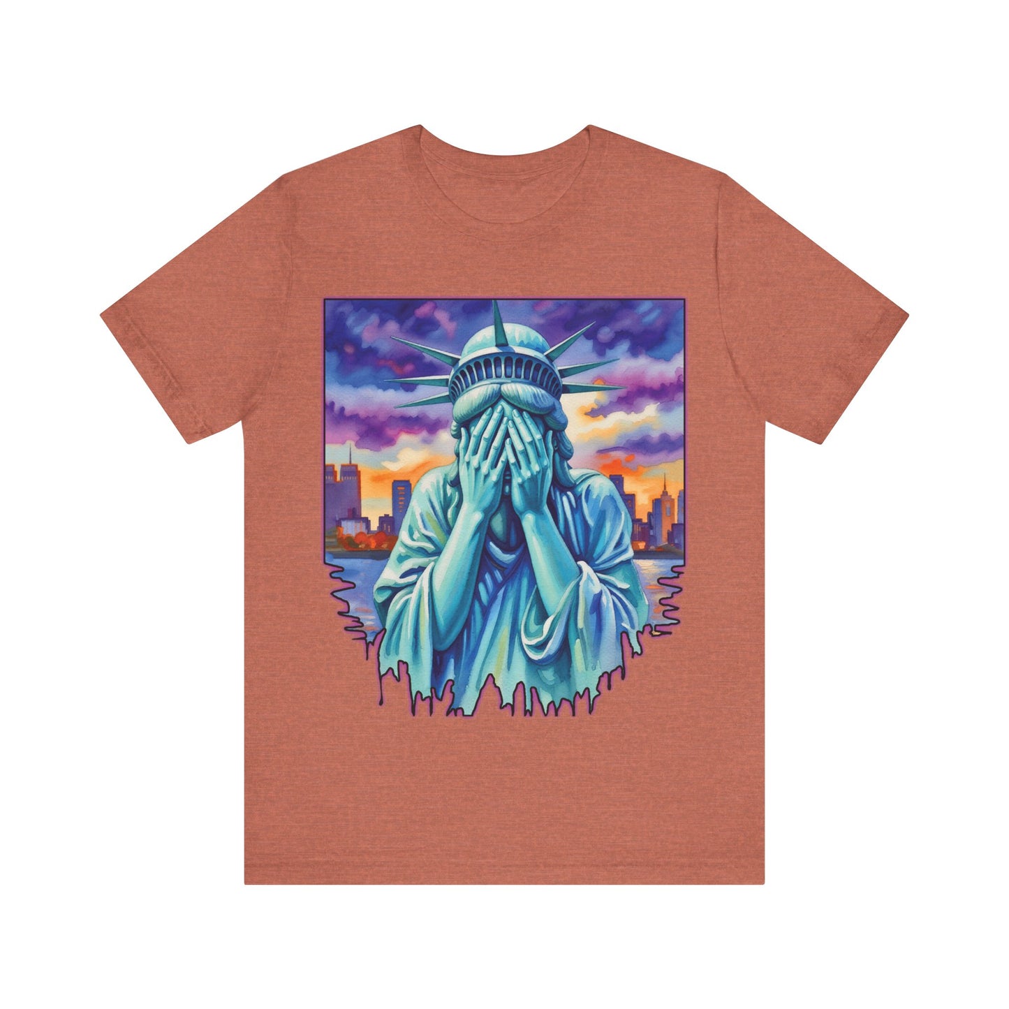 Lady Liberty Crying Tee