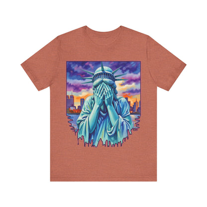 Lady Liberty Crying Tee