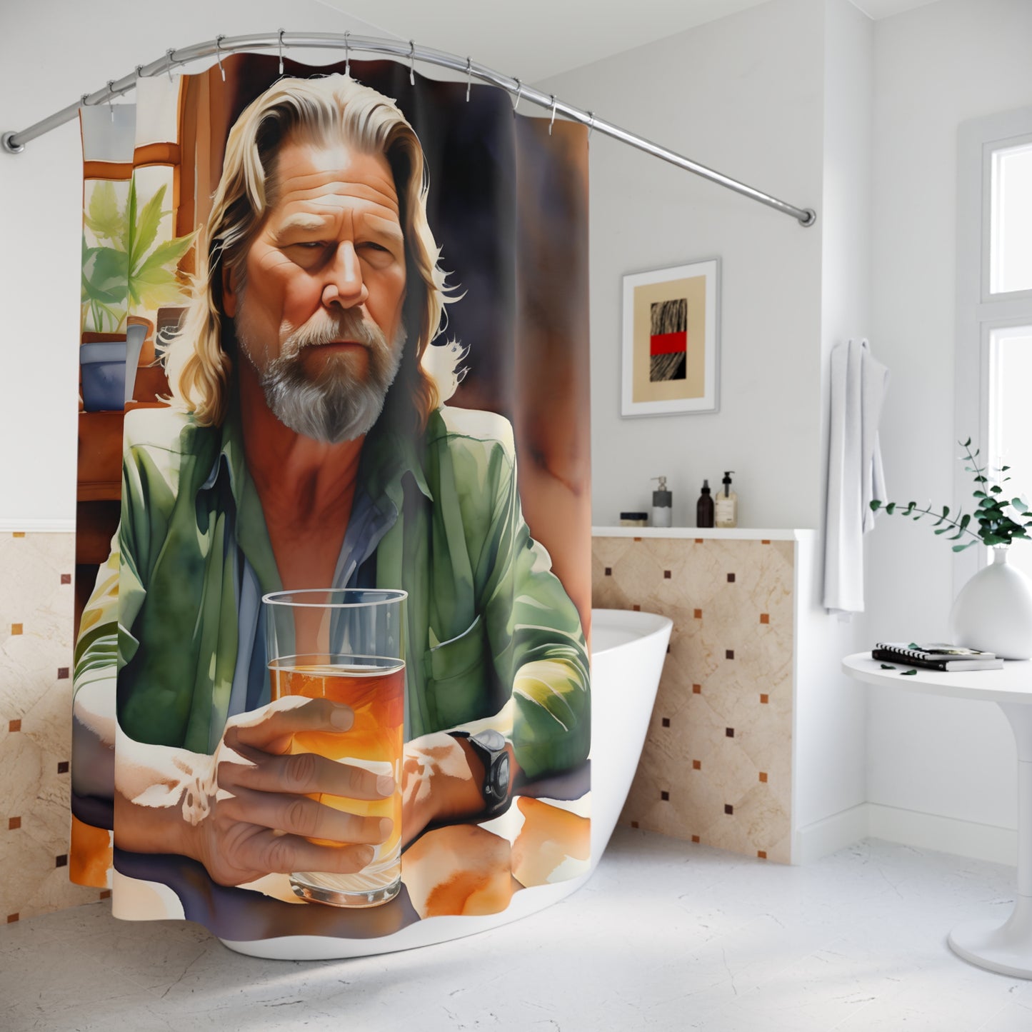 Dude Shower Curtain