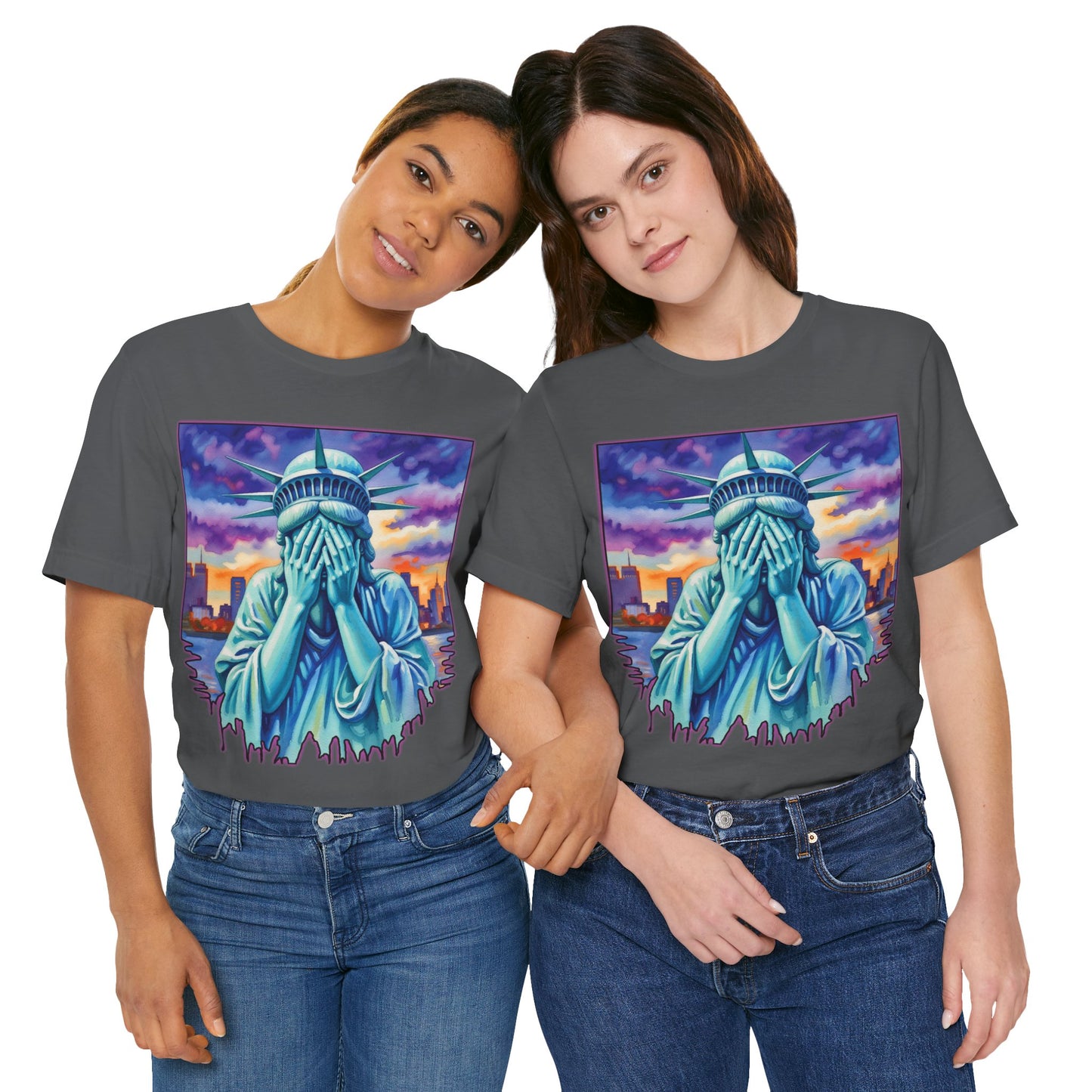 Lady Liberty Crying Tee