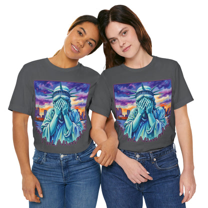 Lady Liberty Crying Tee