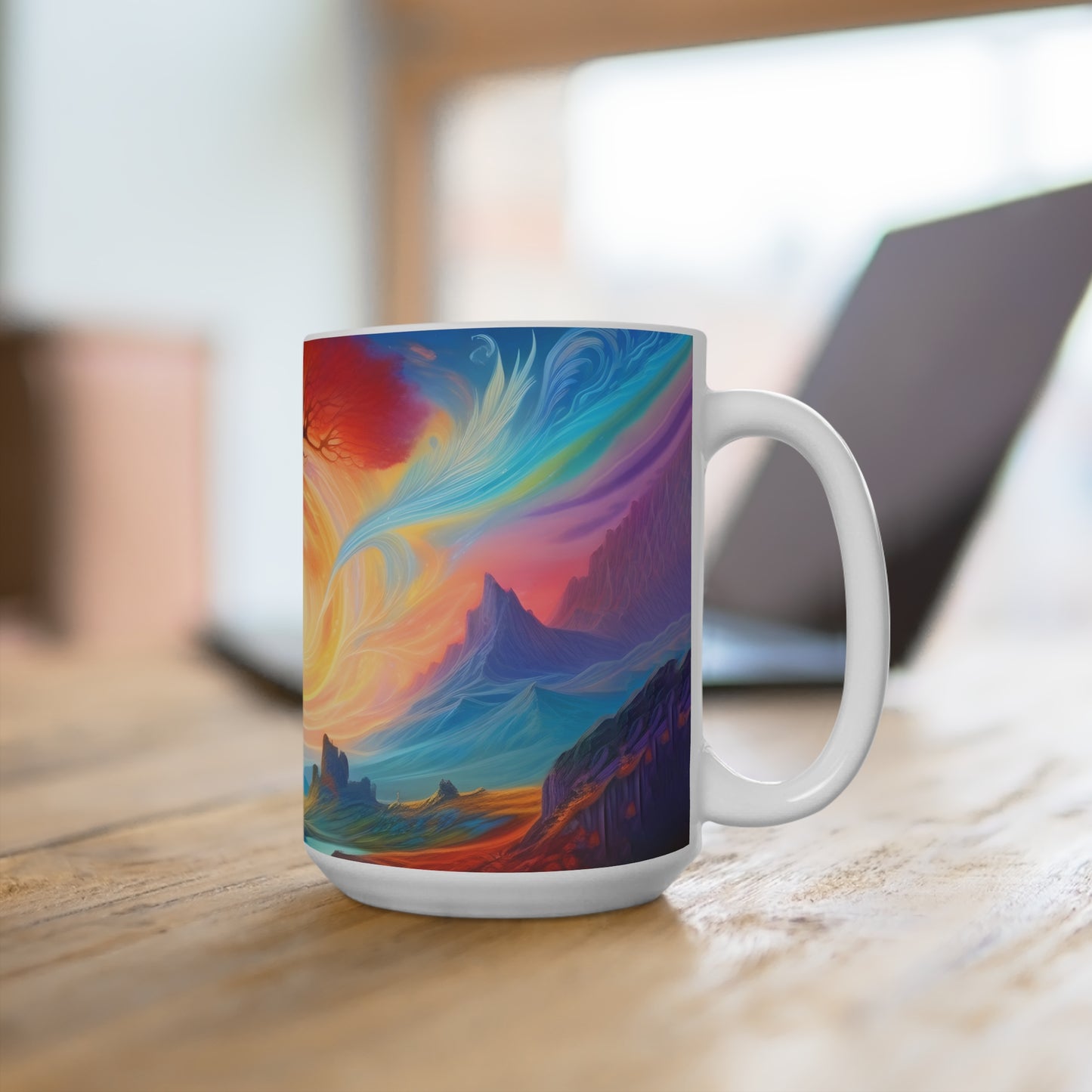 Vibrant Surreal Sunset Mug
