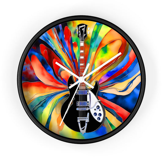 Guitar Wall Clock