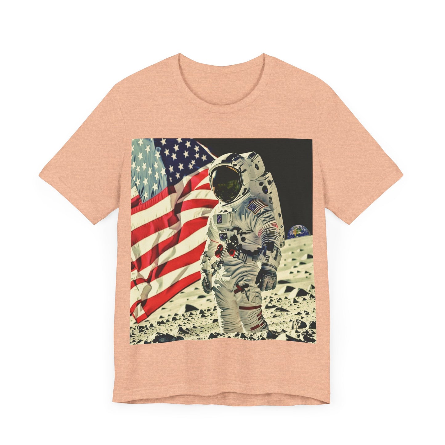 Astronaut On Moon Tee