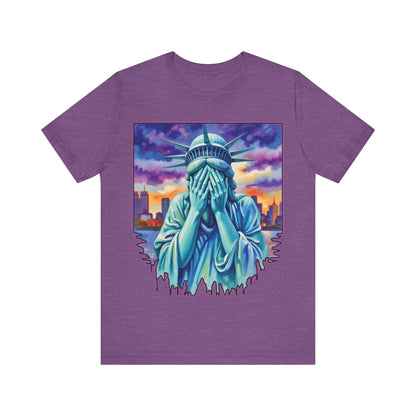 Lady Liberty Crying Tee