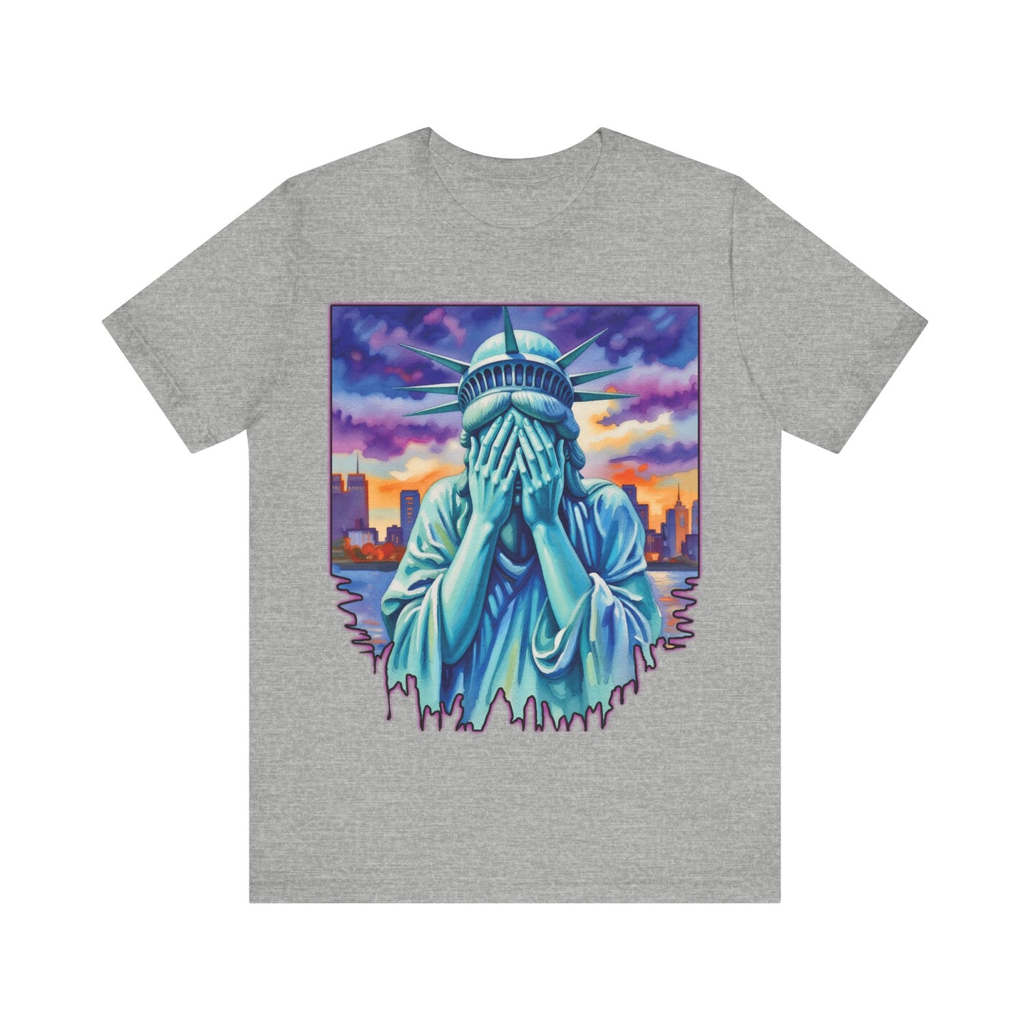 Lady Liberty Crying Tee