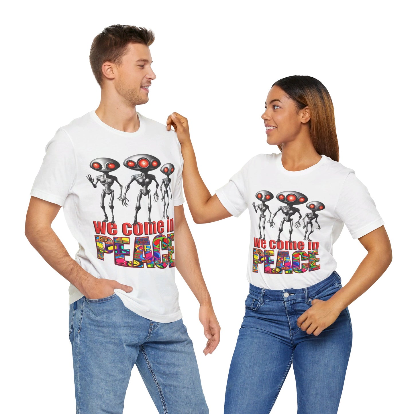 Aliens Come in Peace Tee