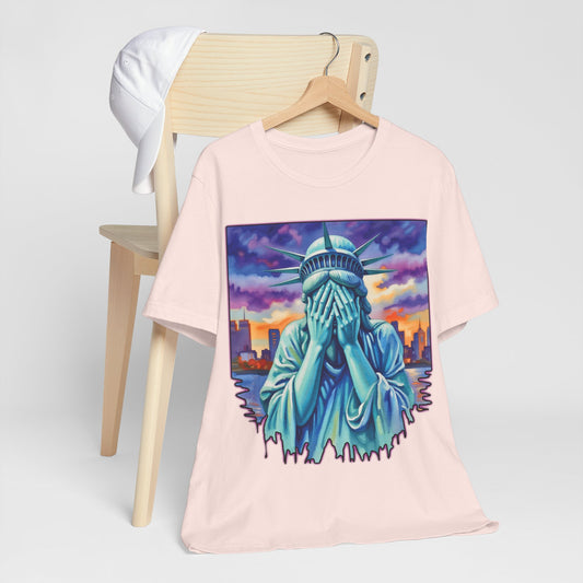 Lady Liberty Crying Tee