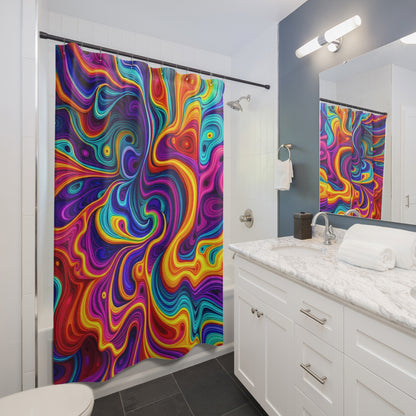 Psychedelic Shower Curtain