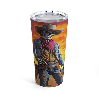 Skeleton Cowboy Tumbler