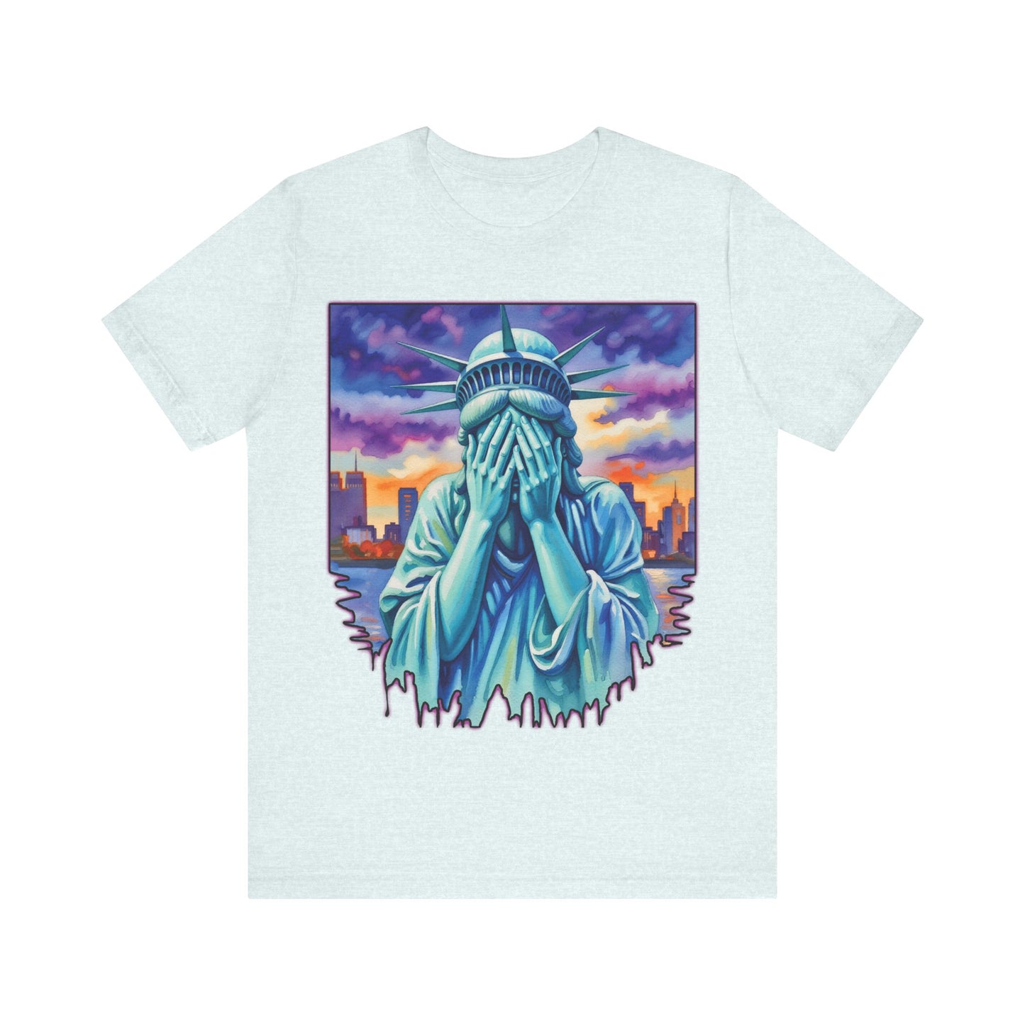 Lady Liberty Crying Tee