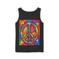 Colorful Peace Sign Tank Top