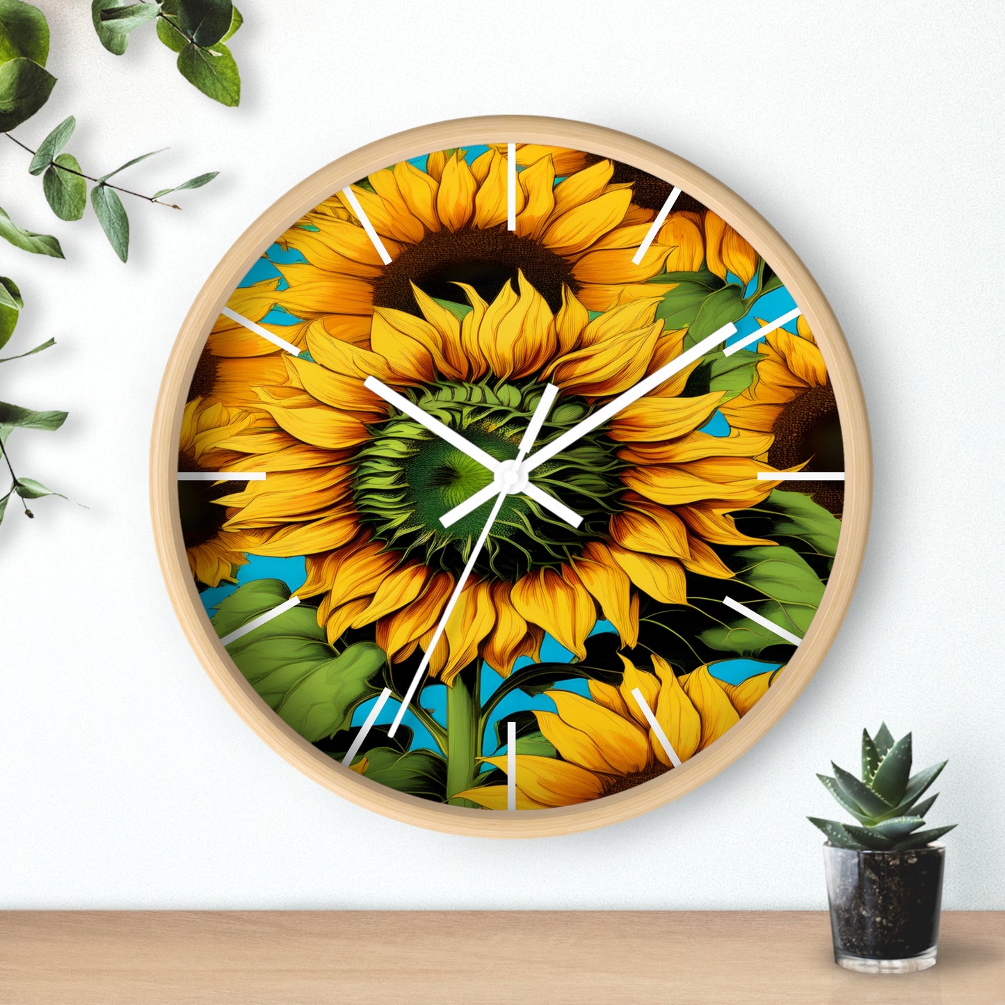 Sunflower Wall Clock