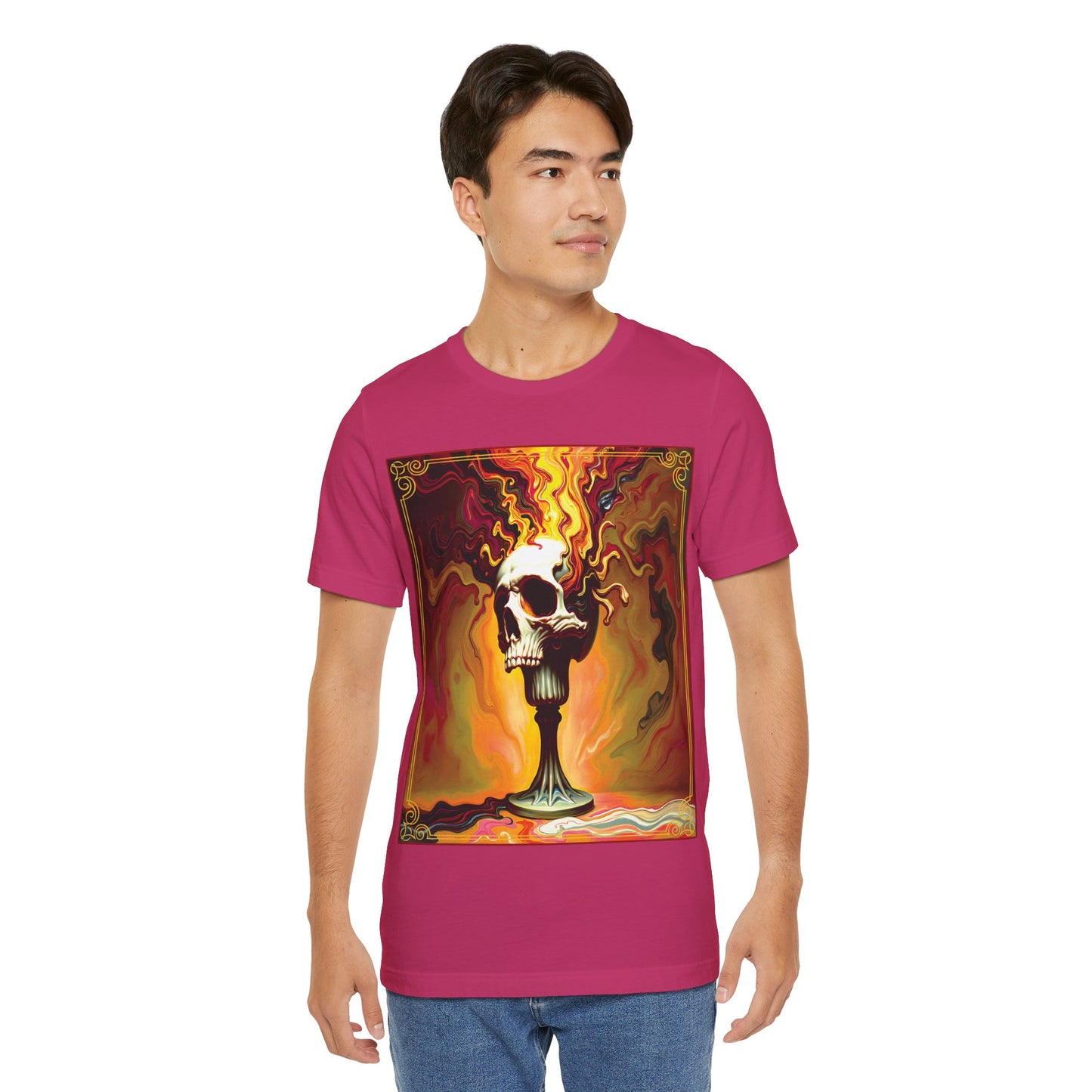Colorful Exploding Skull Tee