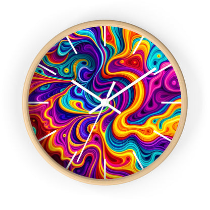 Psychedelic Wall Clock