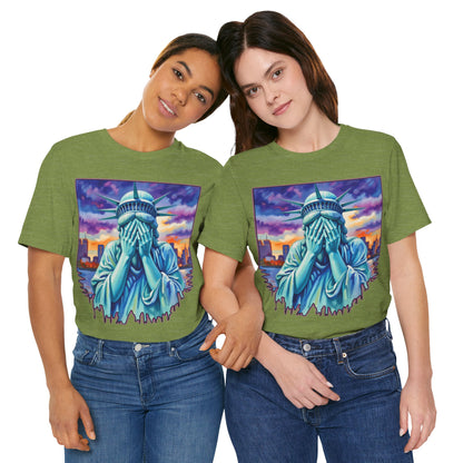 Lady Liberty Crying Tee