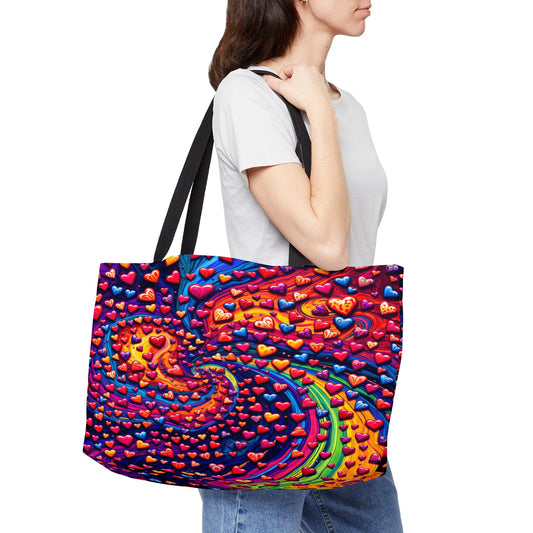 Love Hearts Weekender Bag
