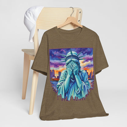 Lady Liberty Crying Tee