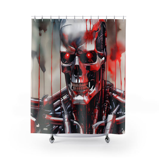 Cyborg Shower Curtain