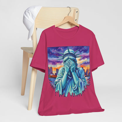 Lady Liberty Crying Tee