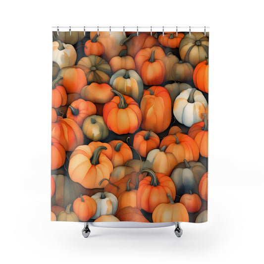 Pumpkin Shower Curtain