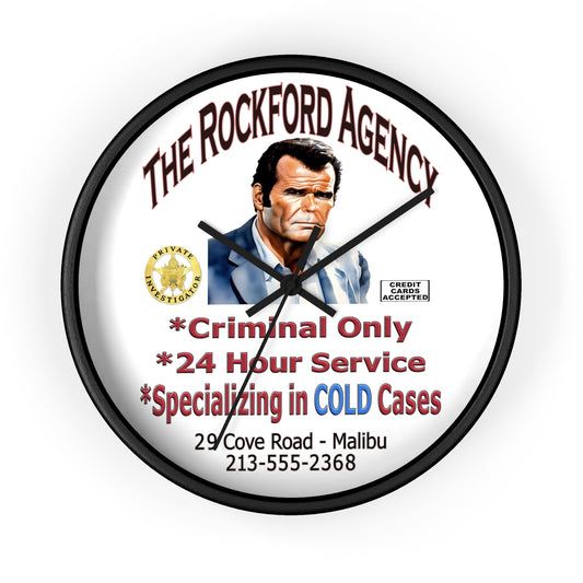 Rockford Files Wall Clock